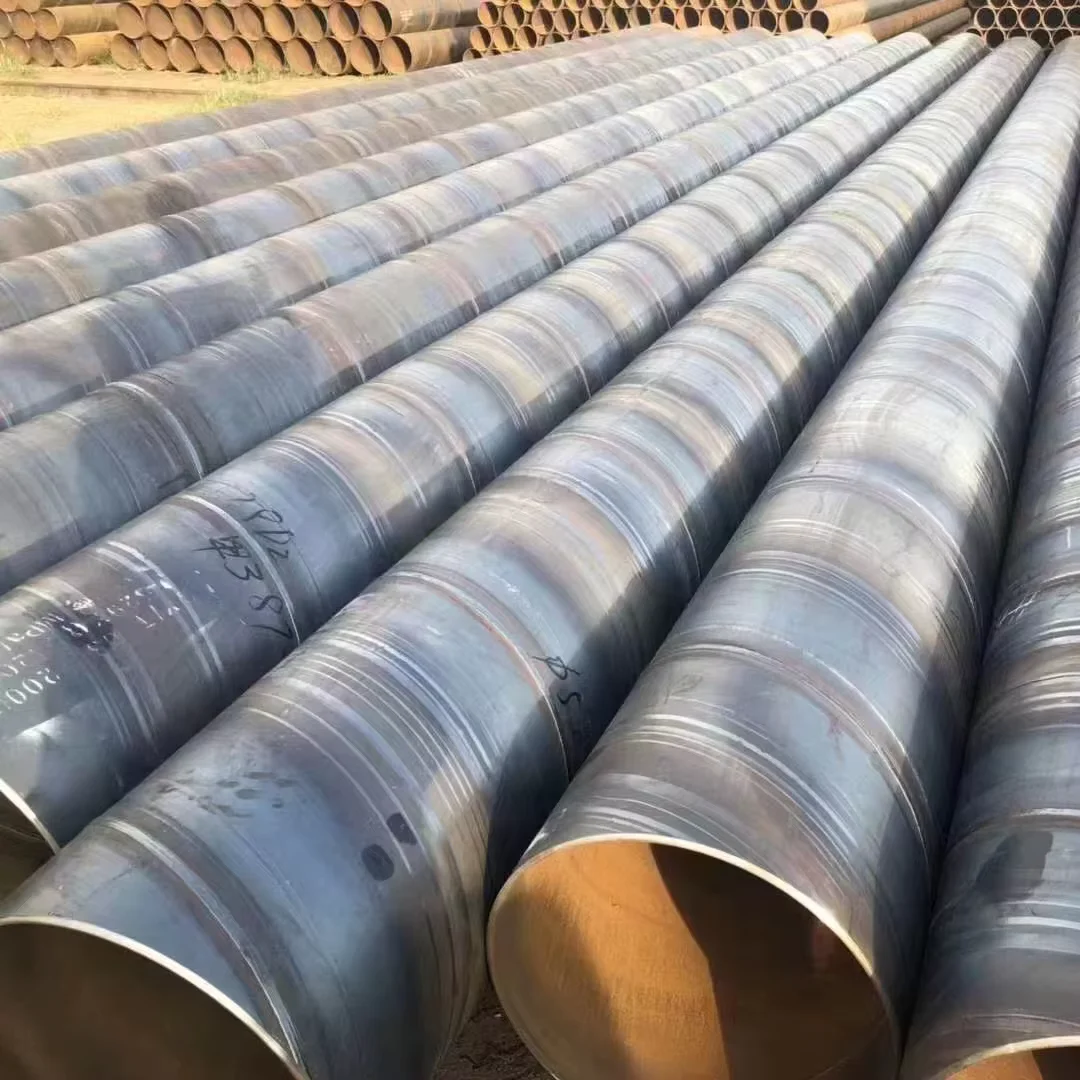 S235JR SSAW Spiral Steel Pipe EN 10219 OD 219-3000mm Manufacturer