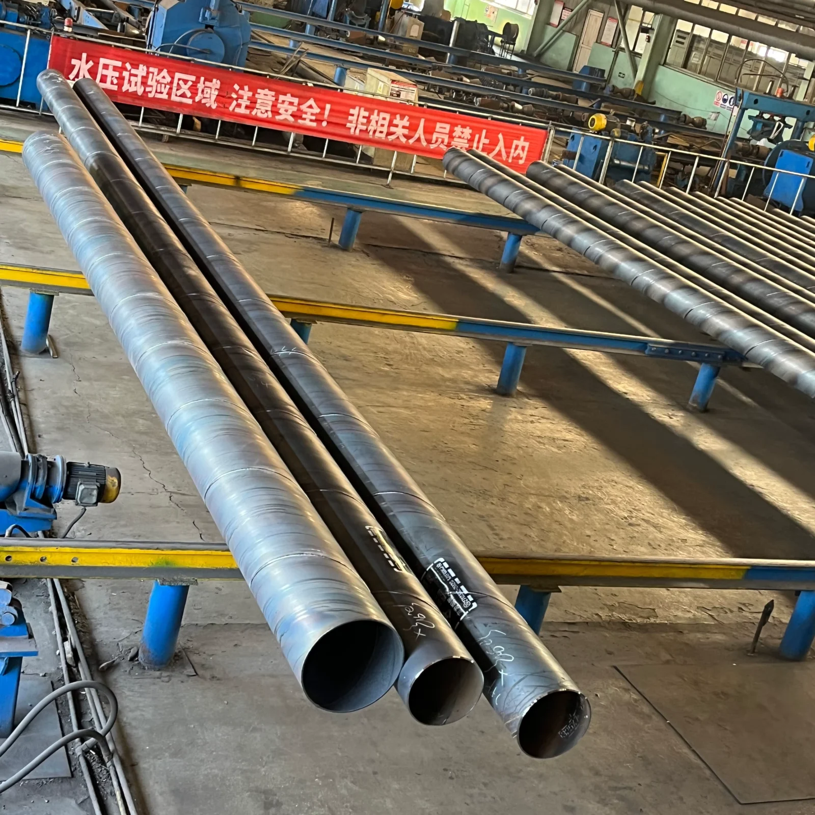 S355J2H SSAW Spiral Welded Steel Pipe API 5L 406-1524mm Manufacturer