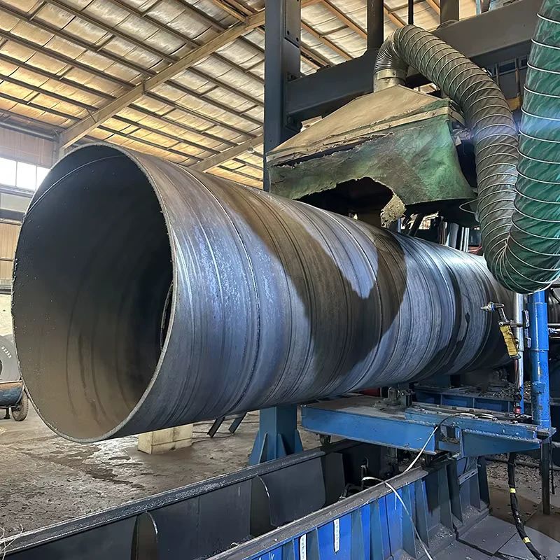 S355J2H SSAW Spiral Welded Steel Pipe API 5L 406-1524mm Manufacturer