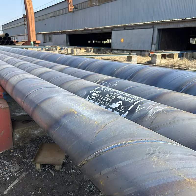 S355J2H SSAW Spiral Welded Steel Pipe API 5L 406-1524mm Manufacturer