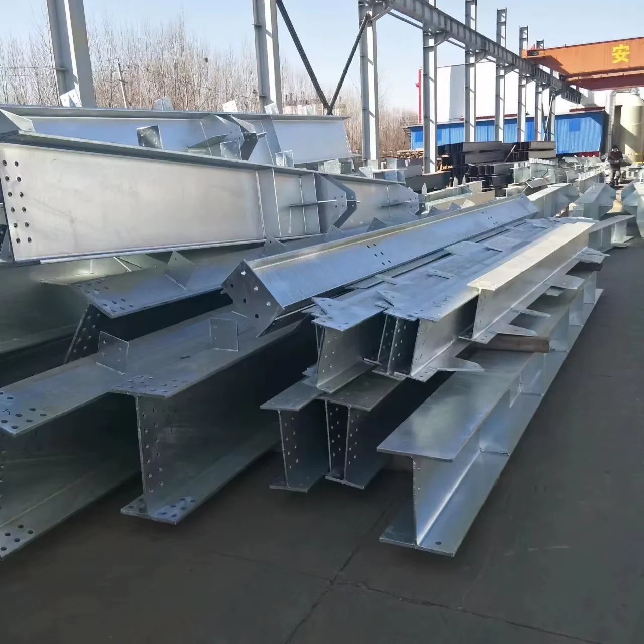 S355JR Fabricated H-Beam Steel Structure Supplier