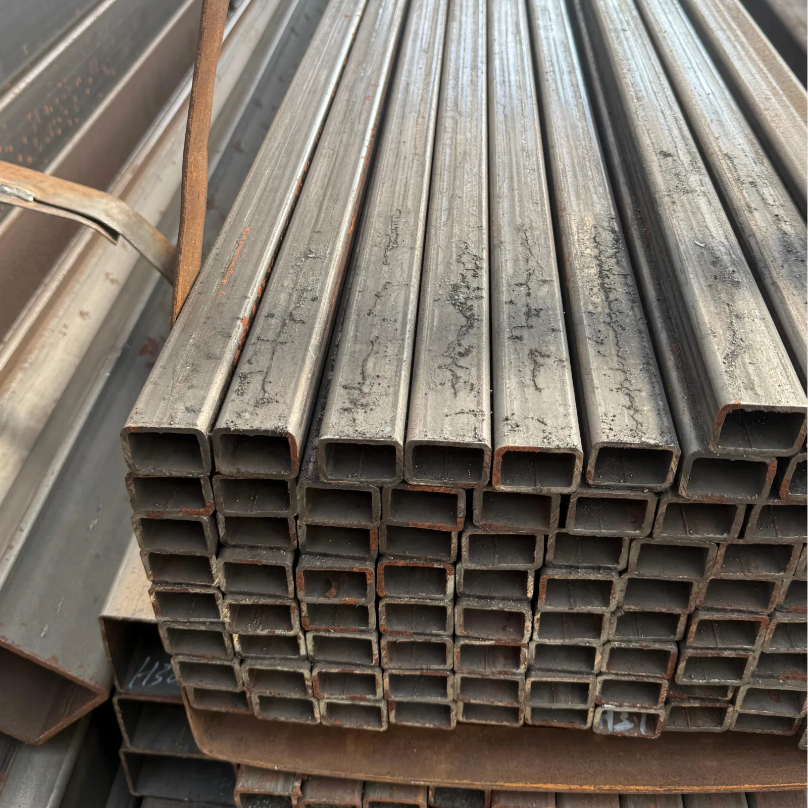 S355JR Q235B ERW Square Steel Tube ASTM EN Standard Factory Direct Supplier