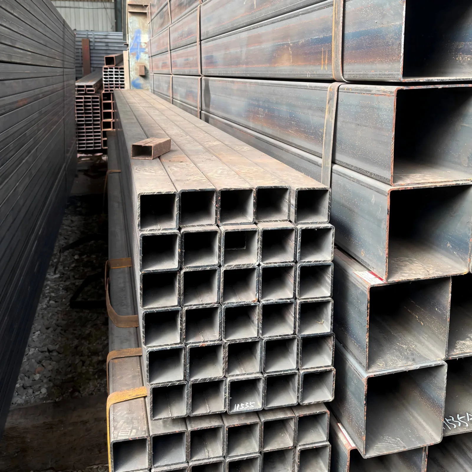 S355JR Q235B ERW Welded Square Steel Tube 40x40x3mm Factory Supplier