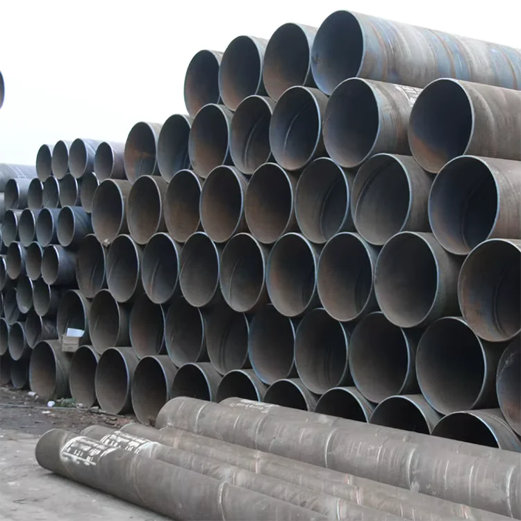 S355JR SSAW Spiral Welded Steel Pipe Pile Supplier