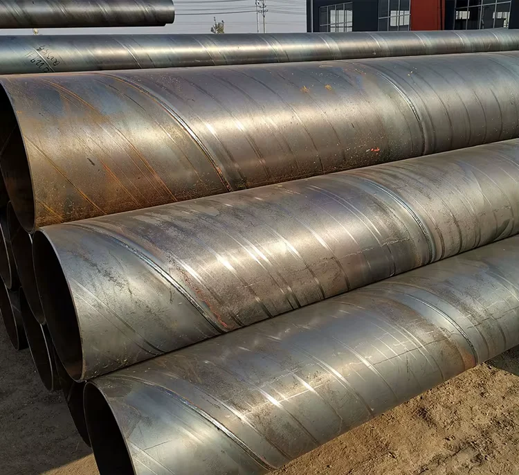 S355JR SSAW Spiral Welded Steel Pipe Pile Supplier