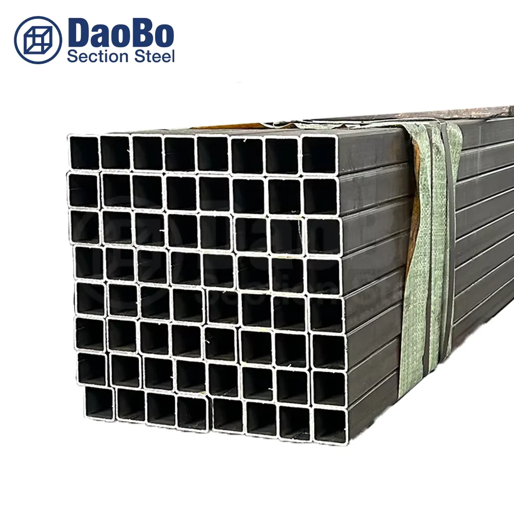 SS400 Q235 Rectangular ERW Steel Tube JIS Standard Custom Cutting Supplier