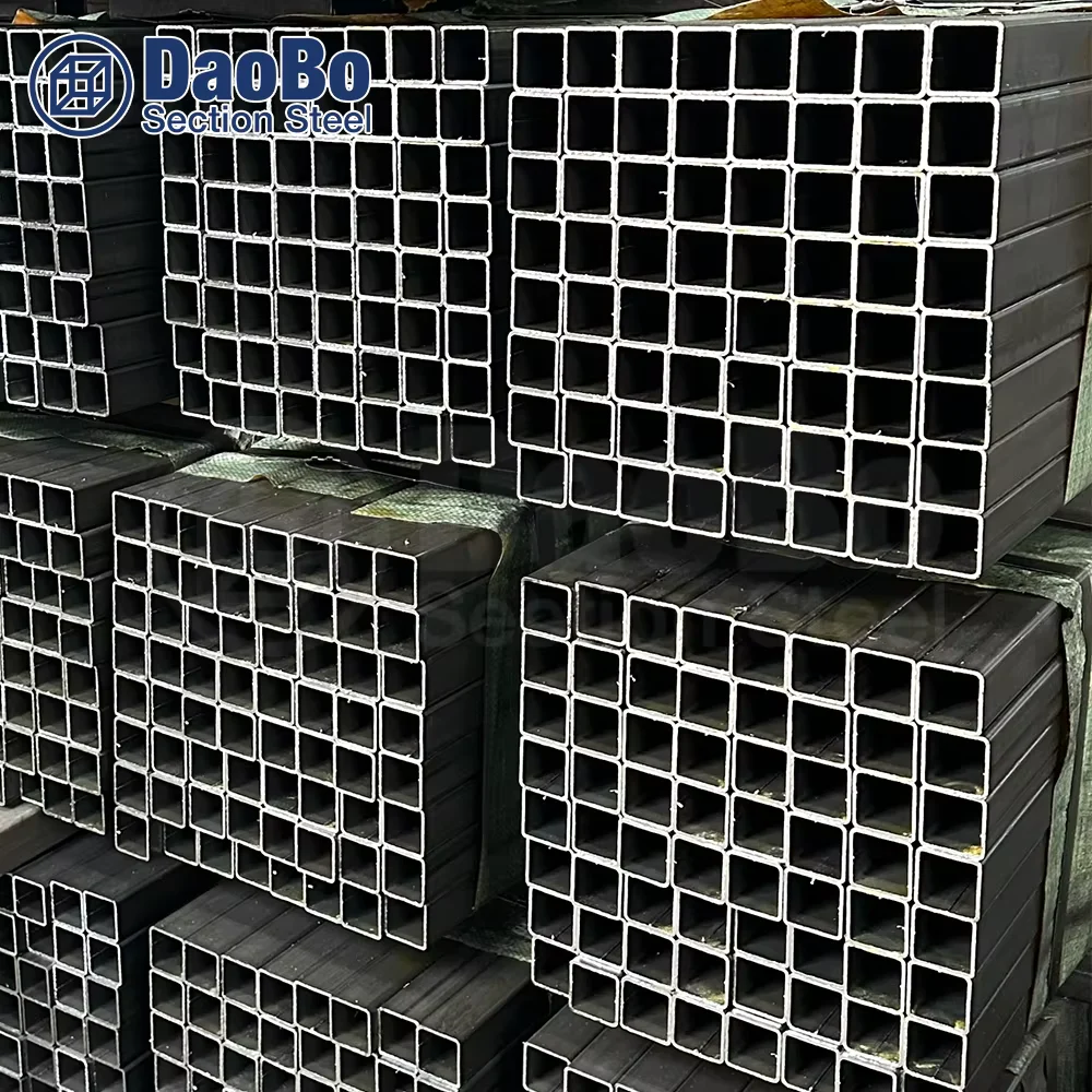 SS400 Q235 Rectangular ERW Steel Tube JIS Standard Custom Cutting Supplier