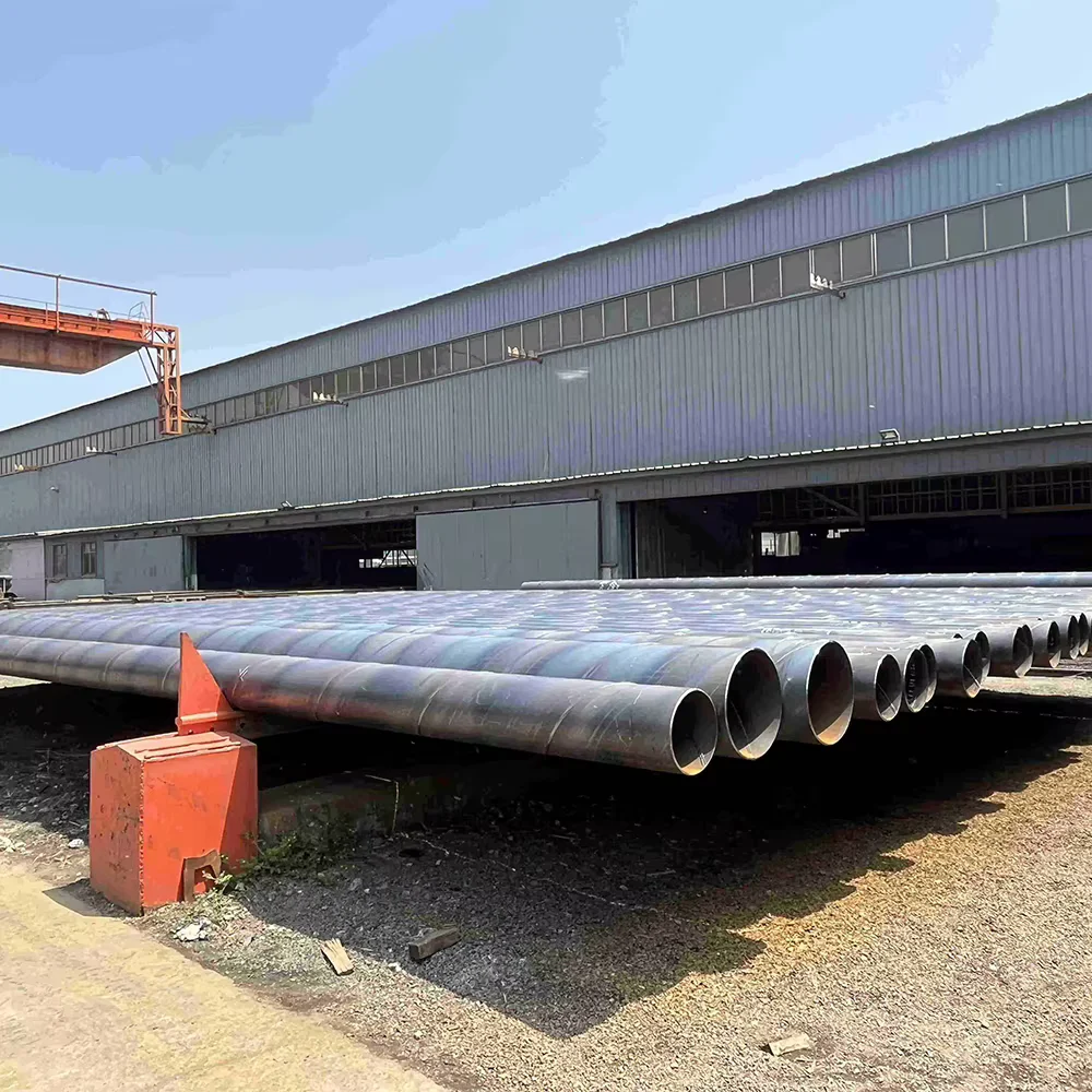 SS400 S235JR Spiral Welded Steel Pipe OD 114-1000mm WT 2-50mm Factory Direct Supplier