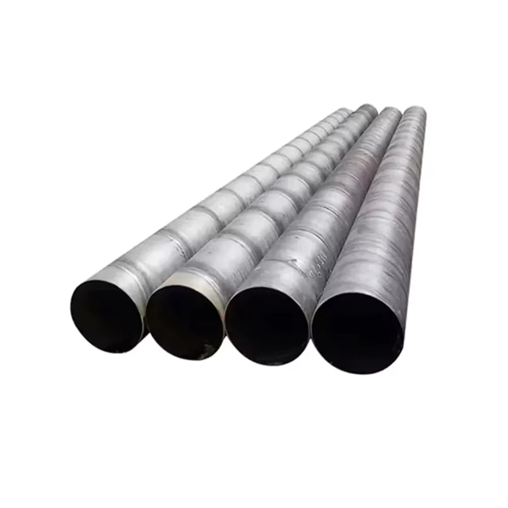 SS400 S235JR Spiral Welded Steel Pipe OD 114-1000mm WT 2-50mm Factory Direct Supplier