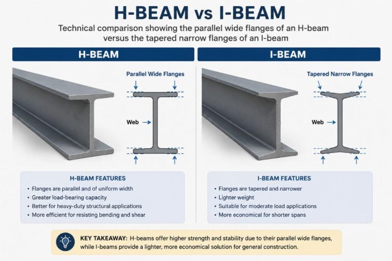 H-Beam vs I-Beam: EN-Certified Manufacturer for Construction Wholesale