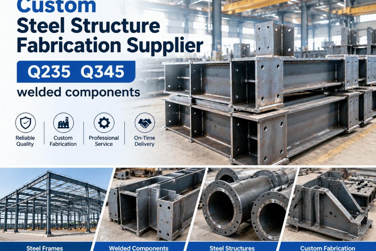 Q235 Q345 Custom Steel Structure Fabrication Supplier