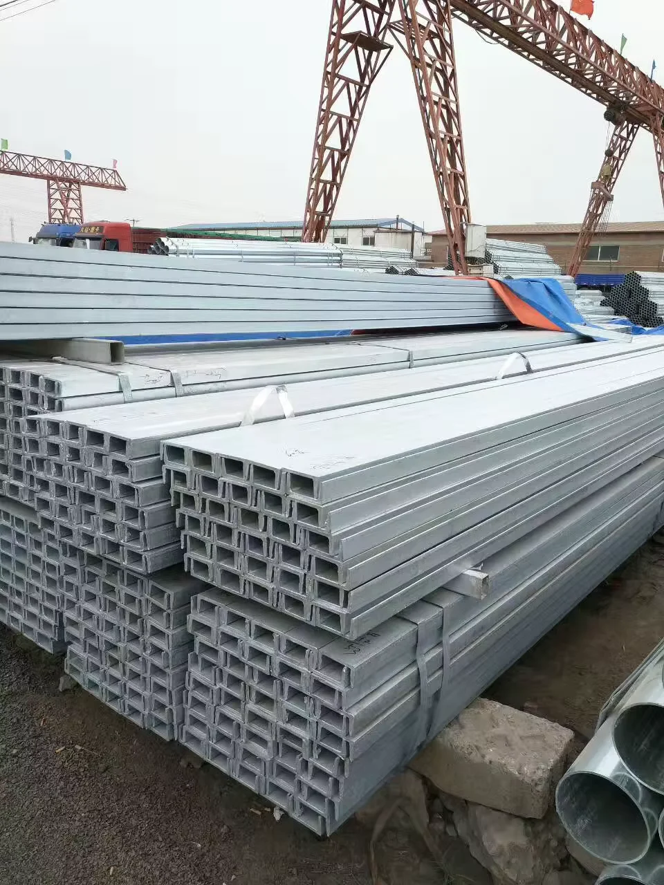 Q235 Q345 A36 Galvanized C-Channel U-Beam Steel Supplier