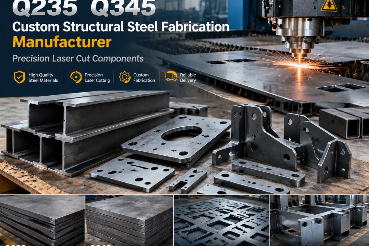 Q235 Q345 Custom Structural Steel Fabrication Parts Manufacturer