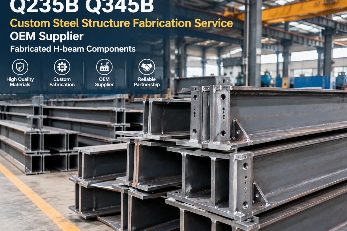 Q235B Q345B Fabricated Steel Structure Custom OEM Manufacturer