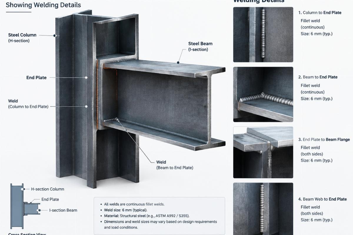 Q235 Q345 Custom Steel Structure Fabrication Supplier